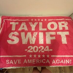 Pink Taylor Swift 2024 Flag/Tapestry